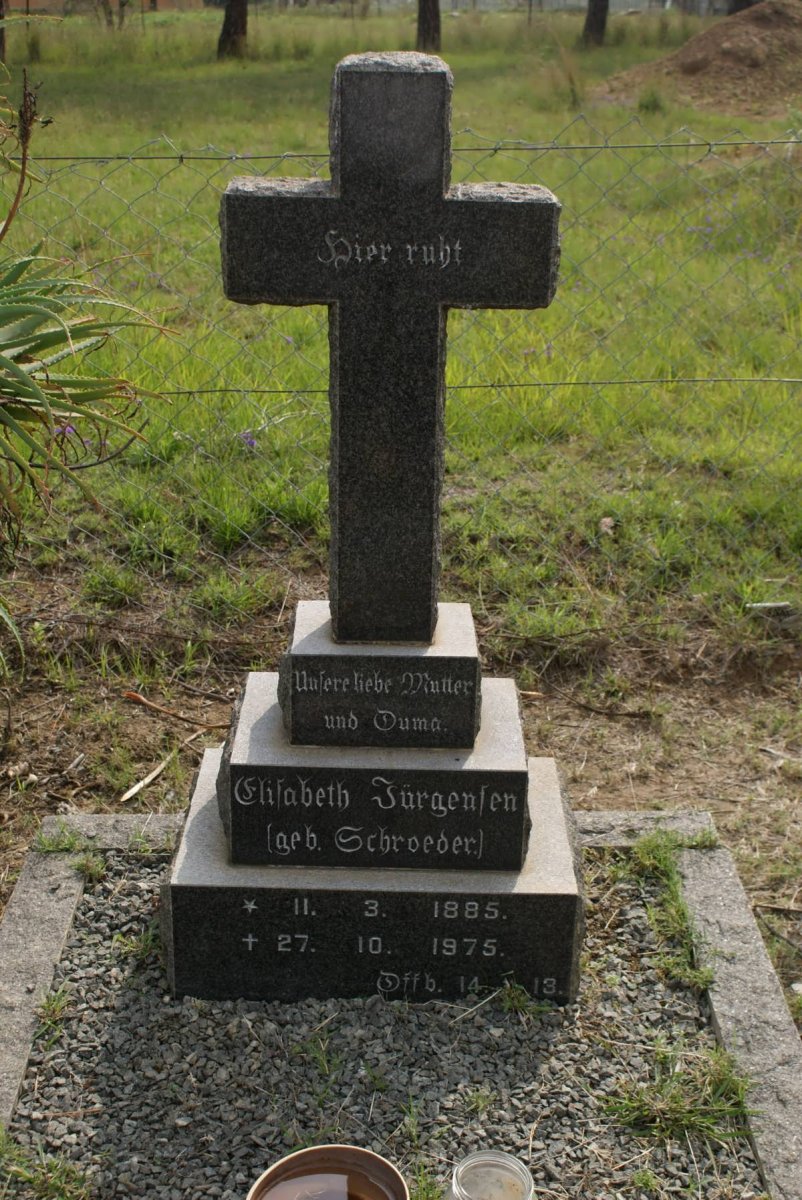 JURGENZEN Elizabeth nee SCHROEDER 1885-1975