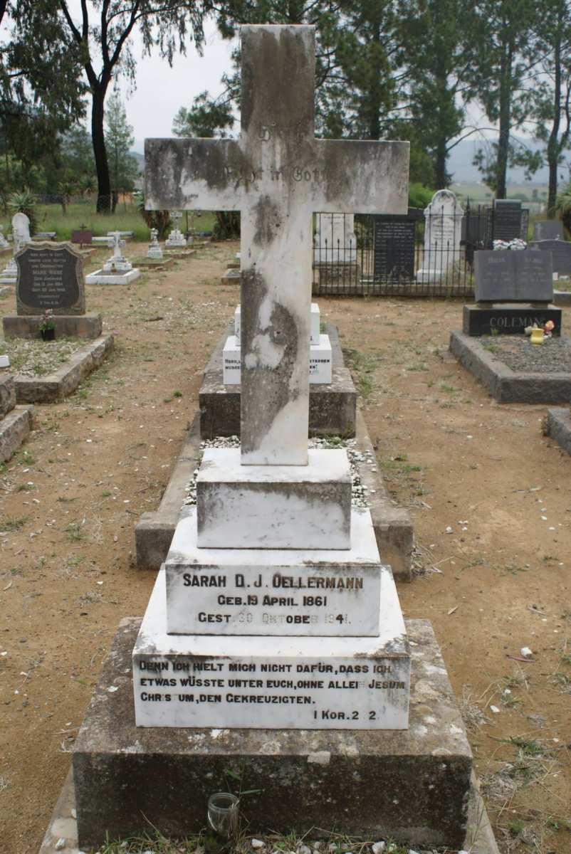 OELLERMANN Sarah D.J. 1861-1941