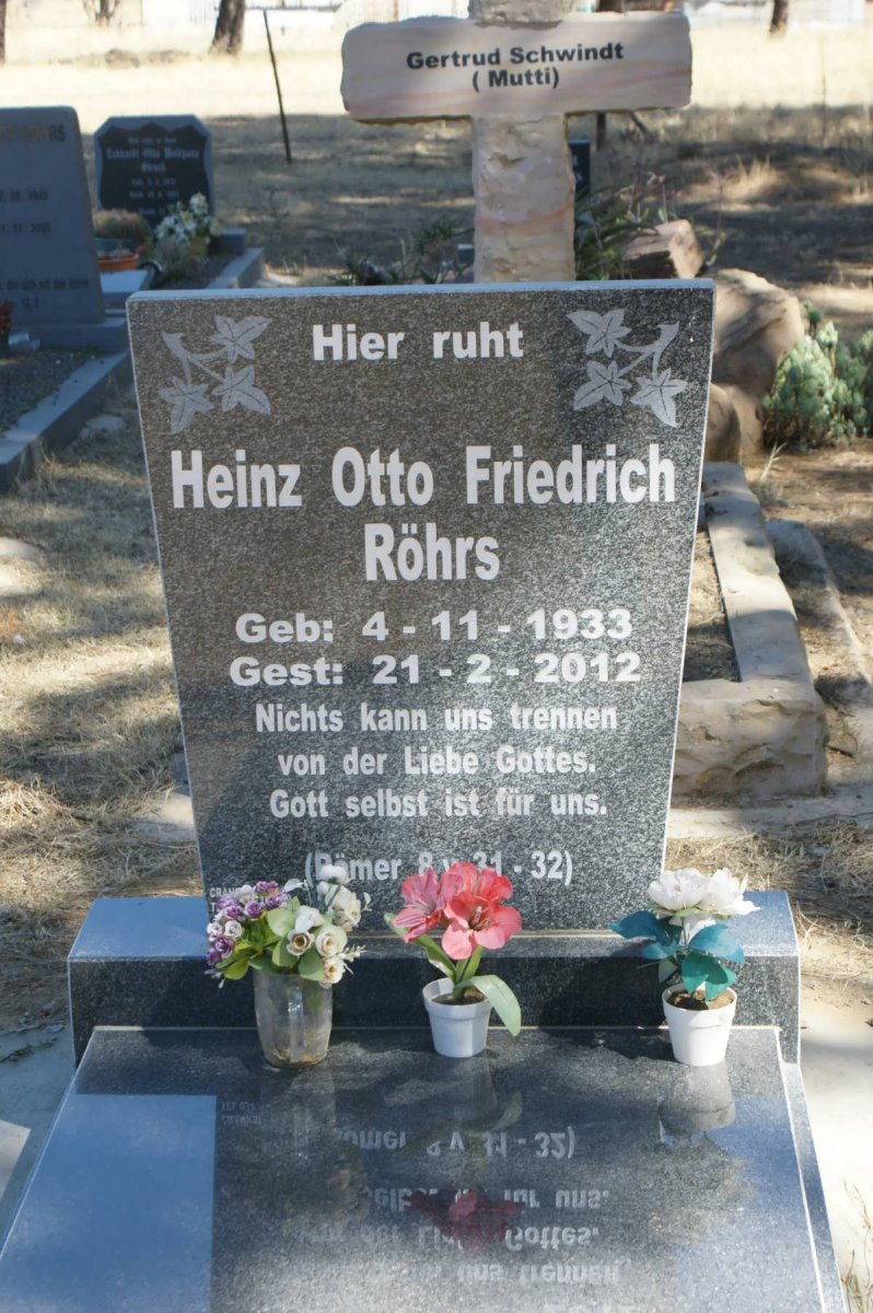 ROHRS Heinz Otto Friedrich 1933-2012