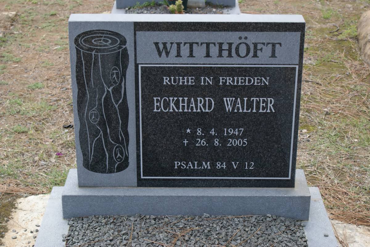 WITTHOFT Eckhard Walter 1947-2005