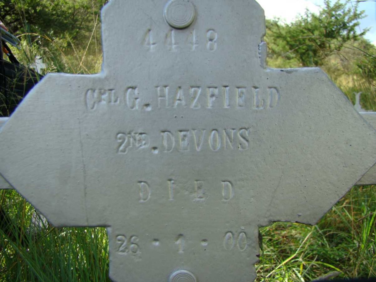 HAZFIELD G. -1900