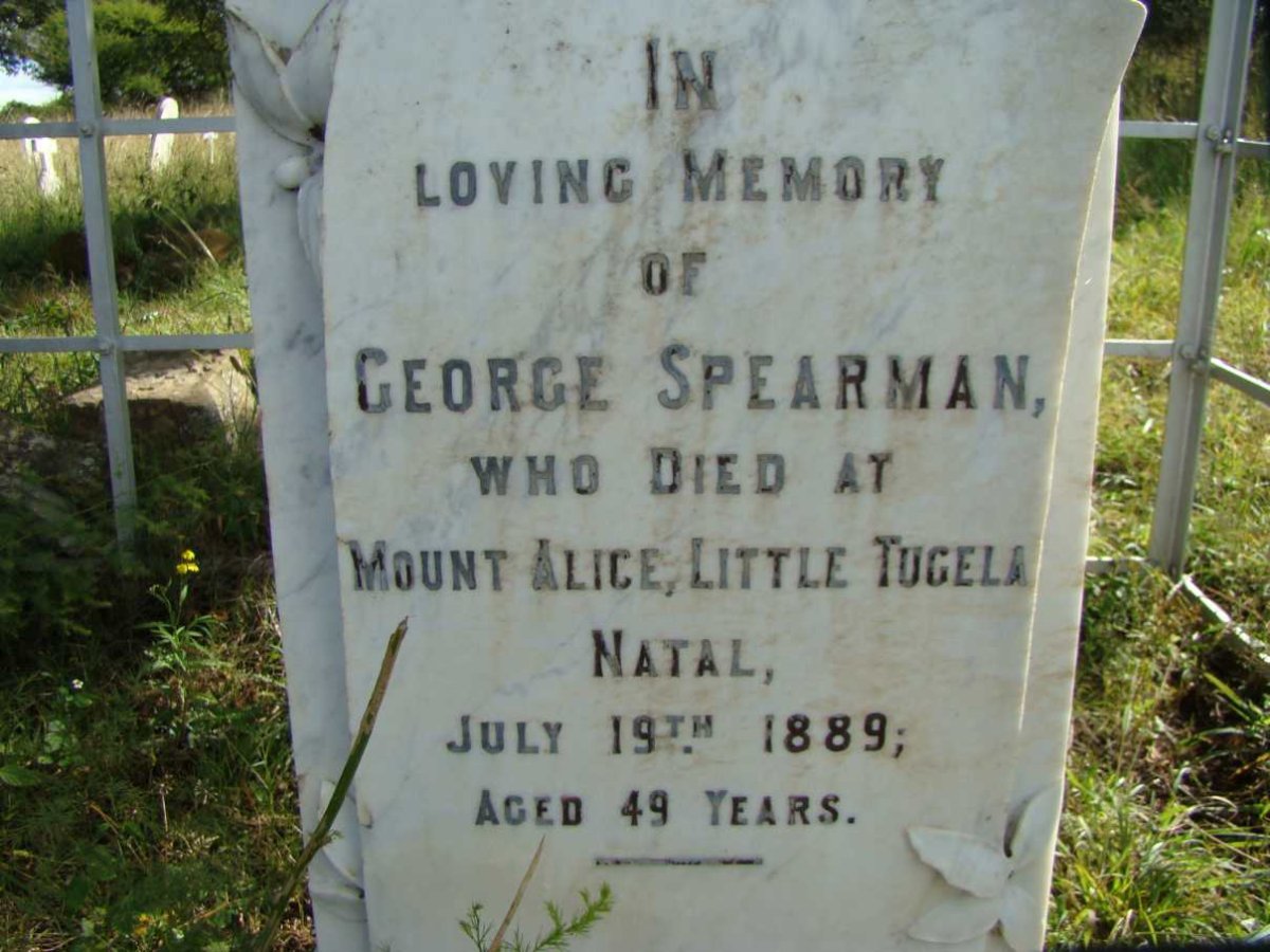 SPEARMAN George -1889