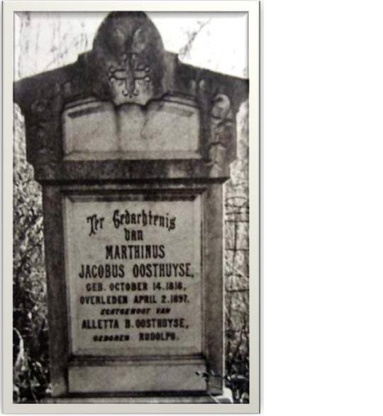 OOSTHUYSE Marthinus Jacobus 1818-1897