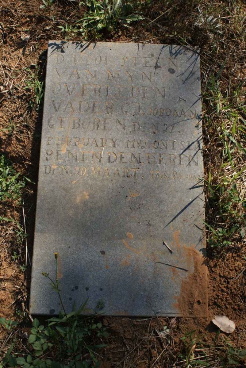 JORDAAN Gerhardus Jacobus 1792-1866