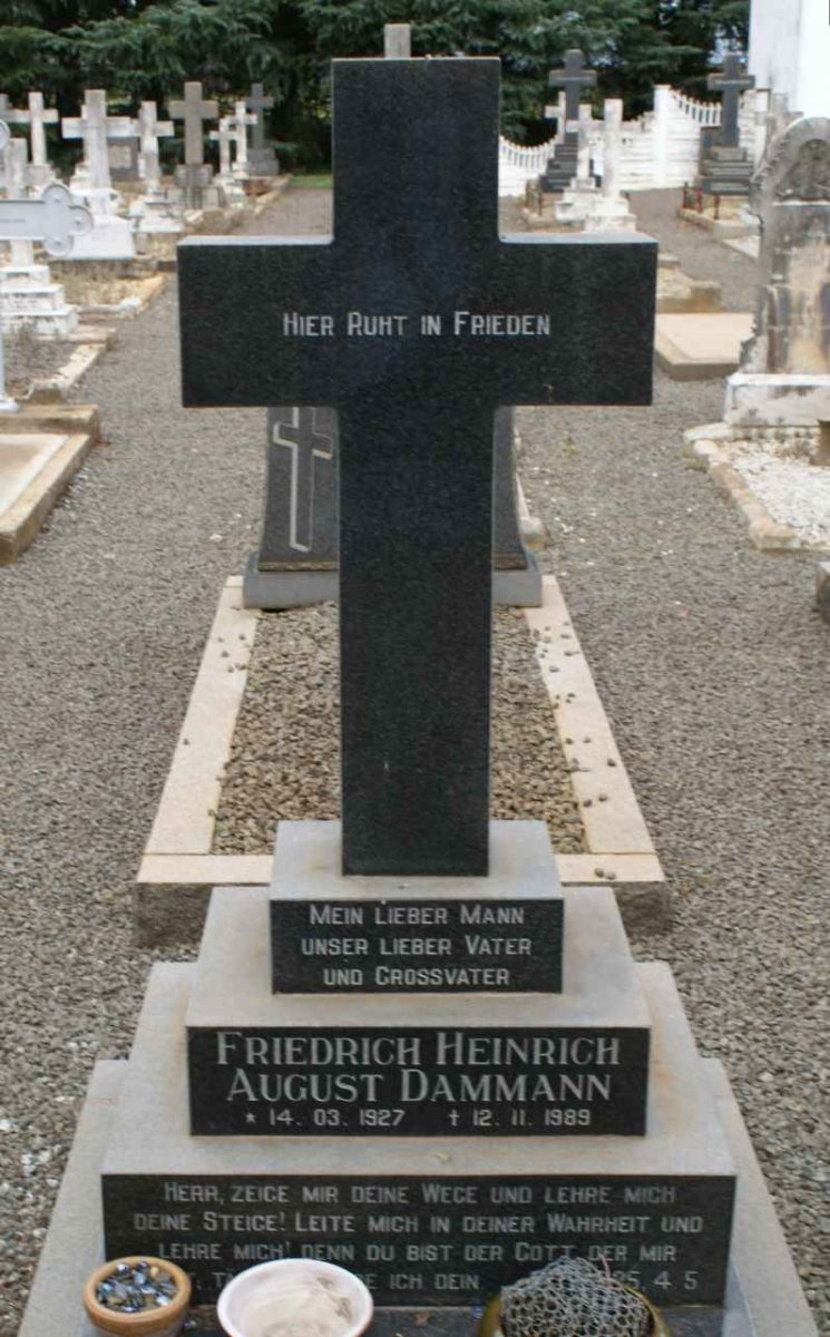 DAMMANN Friedrich Heinrich August 1927-1989