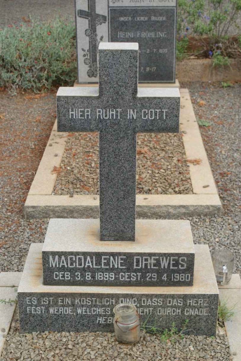 DREWES Magdalene 1899-1980