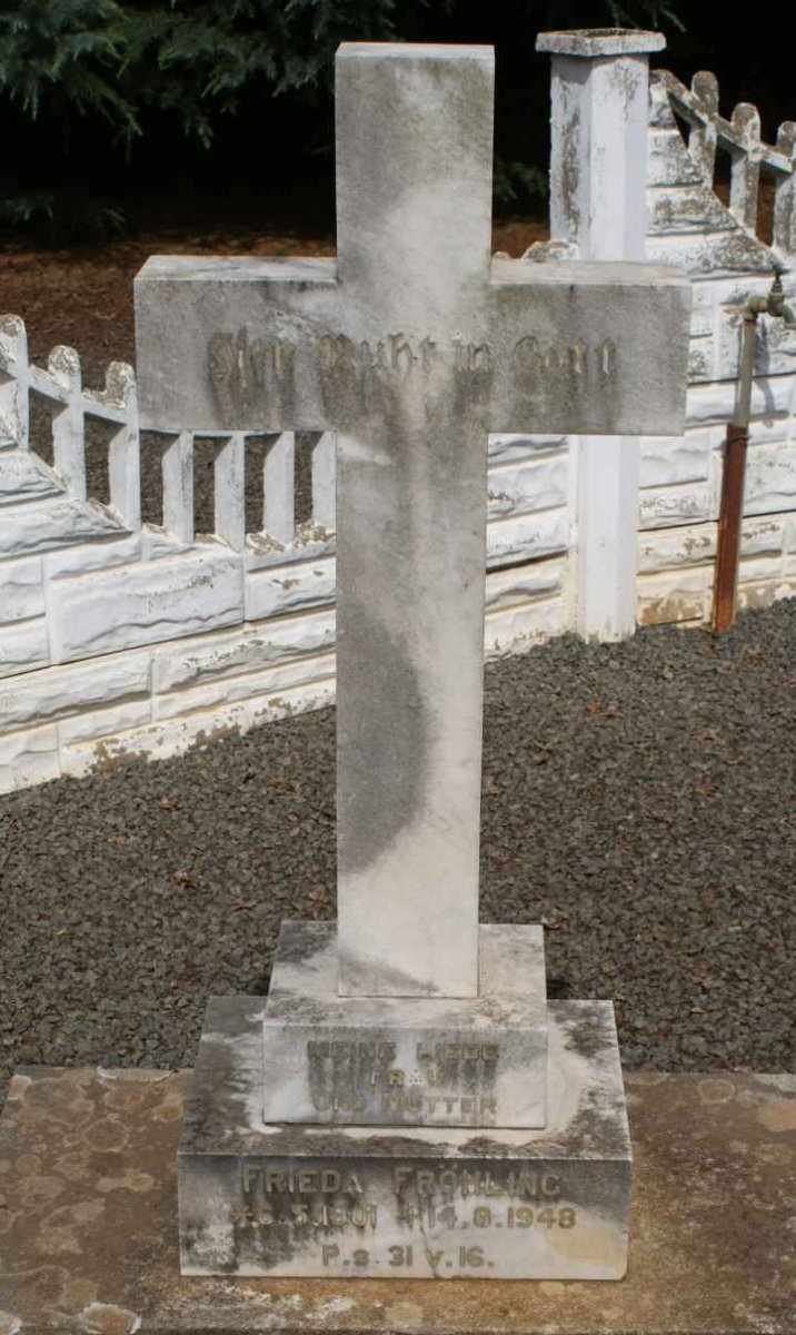 FRÖHLING Frieda 1901-1948