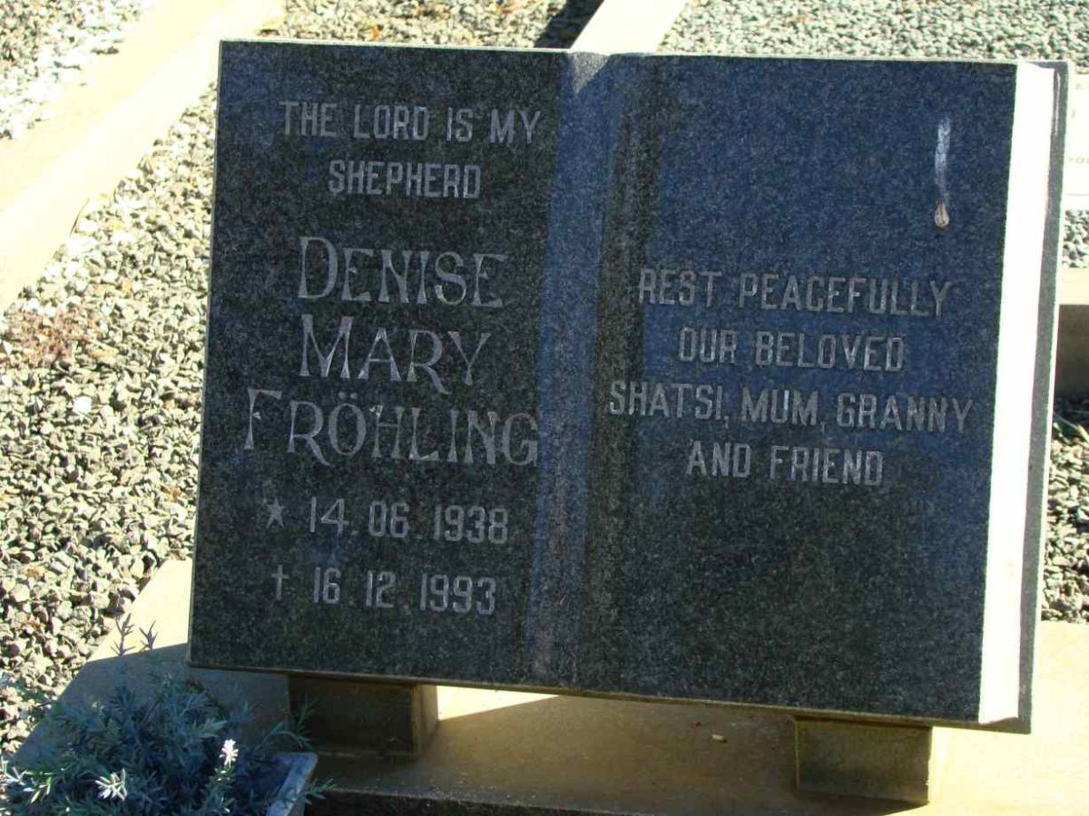 FRÖHLING Denise Mary 1938-1993
