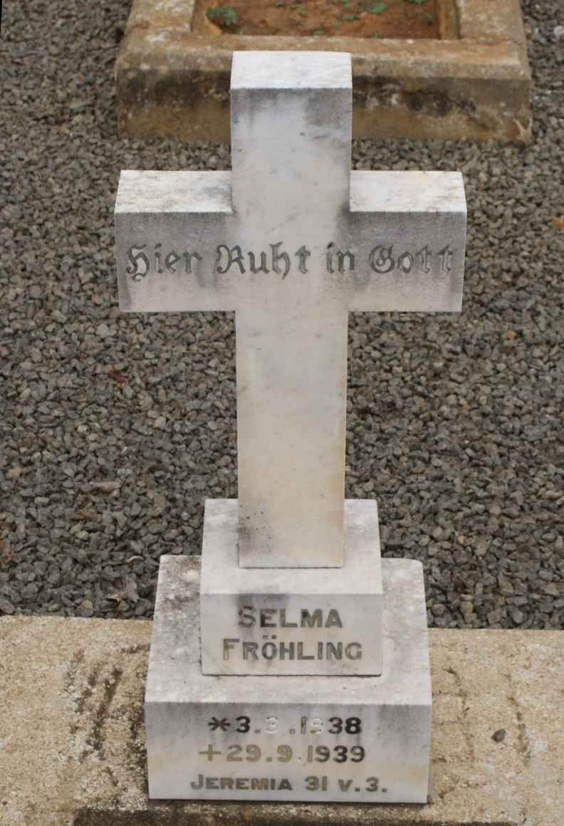 FRÖHLING Selma 1938-1939