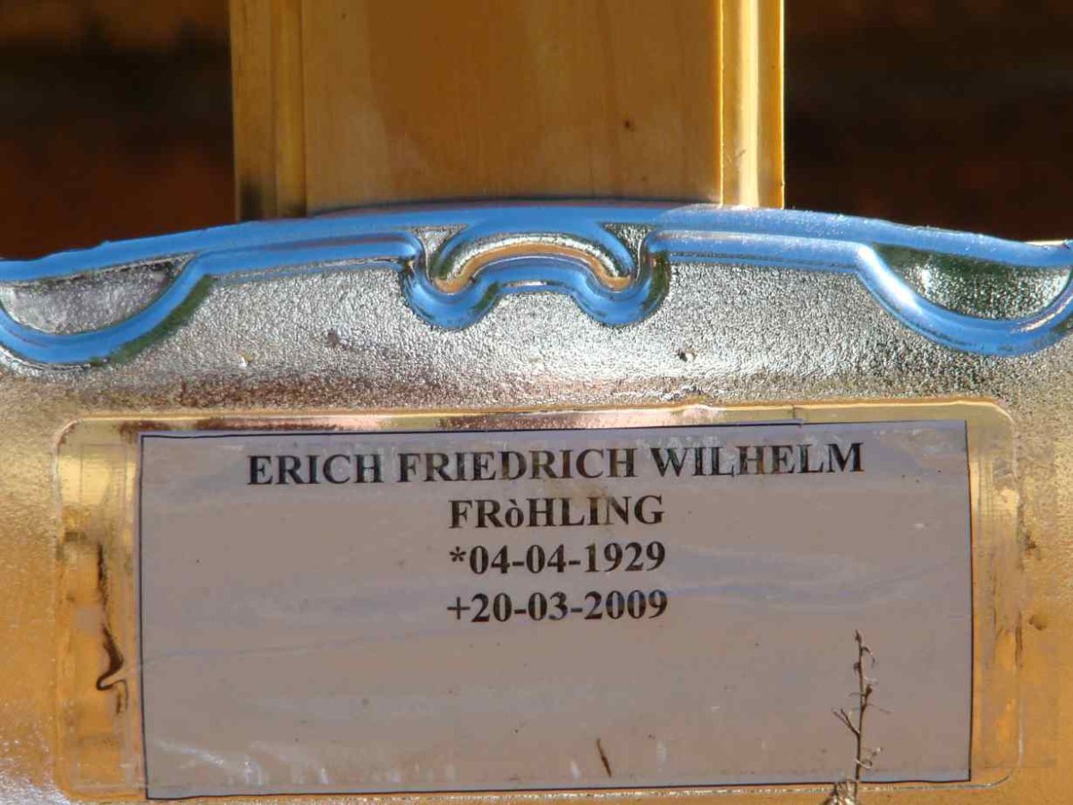 FRÖHLING Erich Friedrich Wilhelm 1929-2009