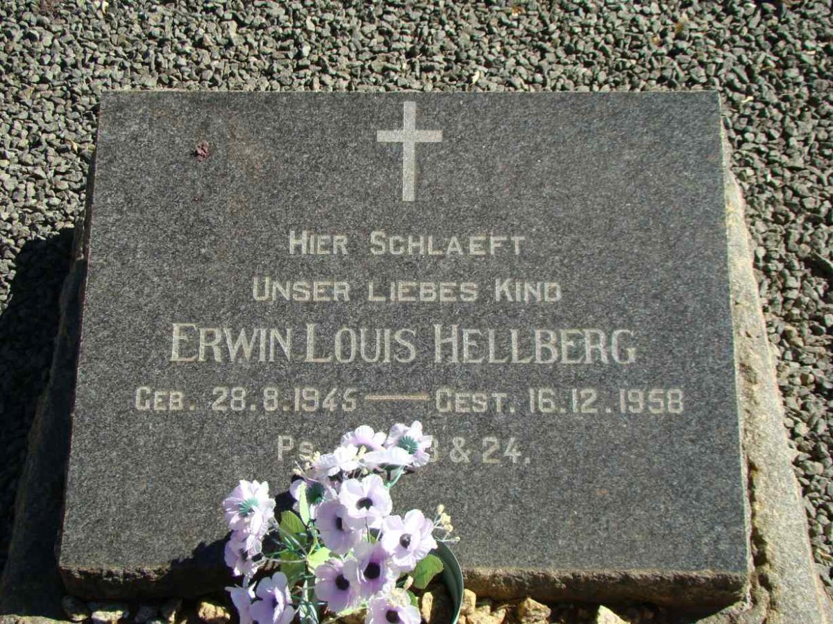 HELLBERG Erwin Louis 1945-1958