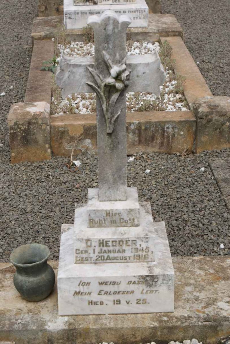 HEDDER D. 1845-1916