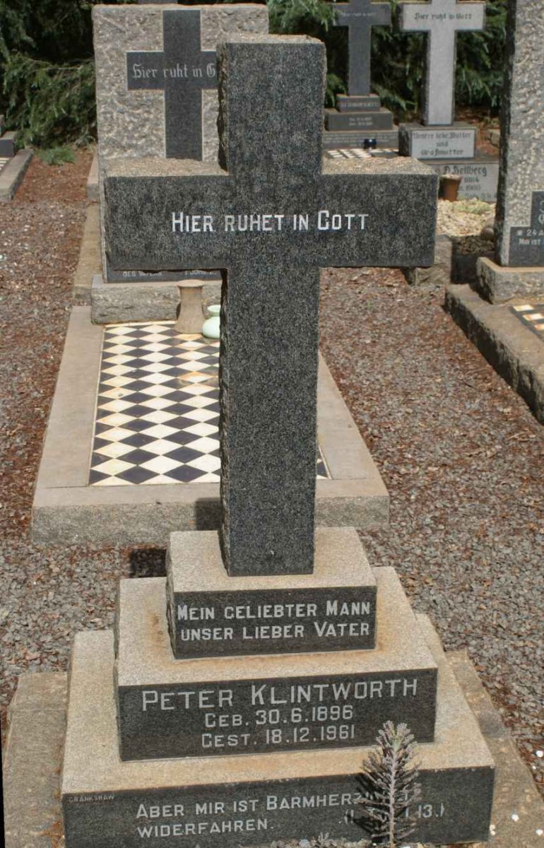 KLINTWORTH Peter 1896-1961