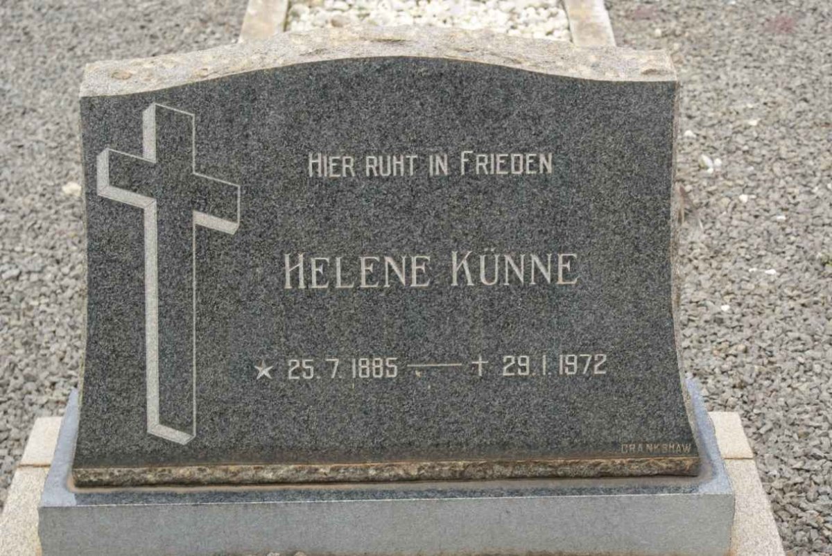 KÜNNE Helene 1885-1972