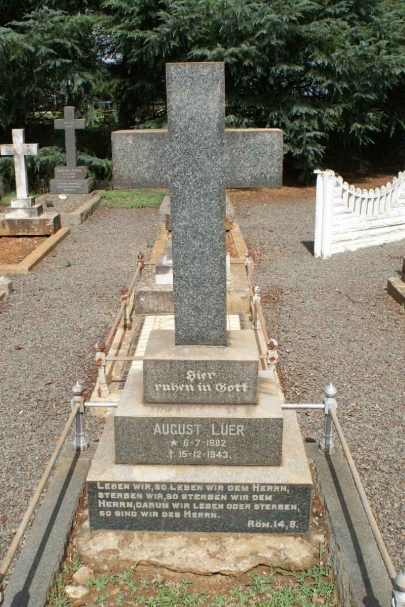 LUER August 1882-1943