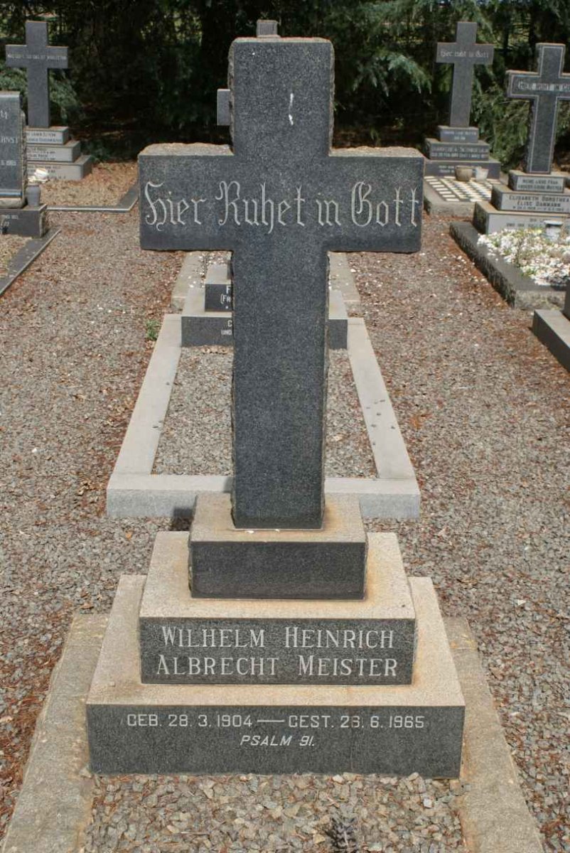 MEISTER Wilhelm Heinrich Albrecht 1904-1965