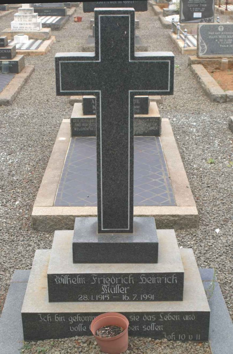 MÜLLER Wilhelm Friedrich Heinrich 1915-1991