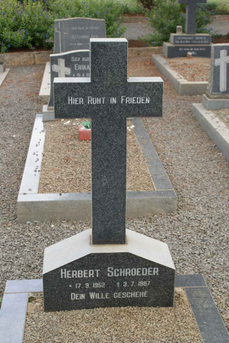 SCHROEDER Herbert 1952-1987