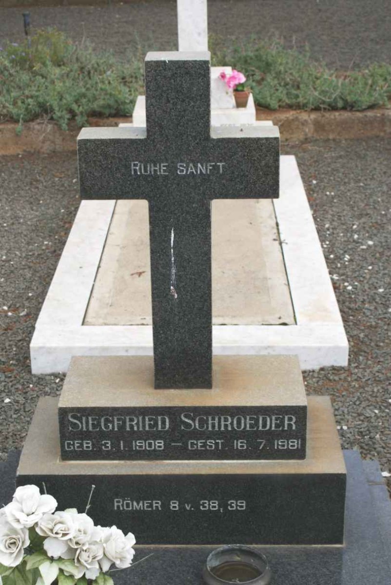 SCHROEDER Siegfried 1908-1981
