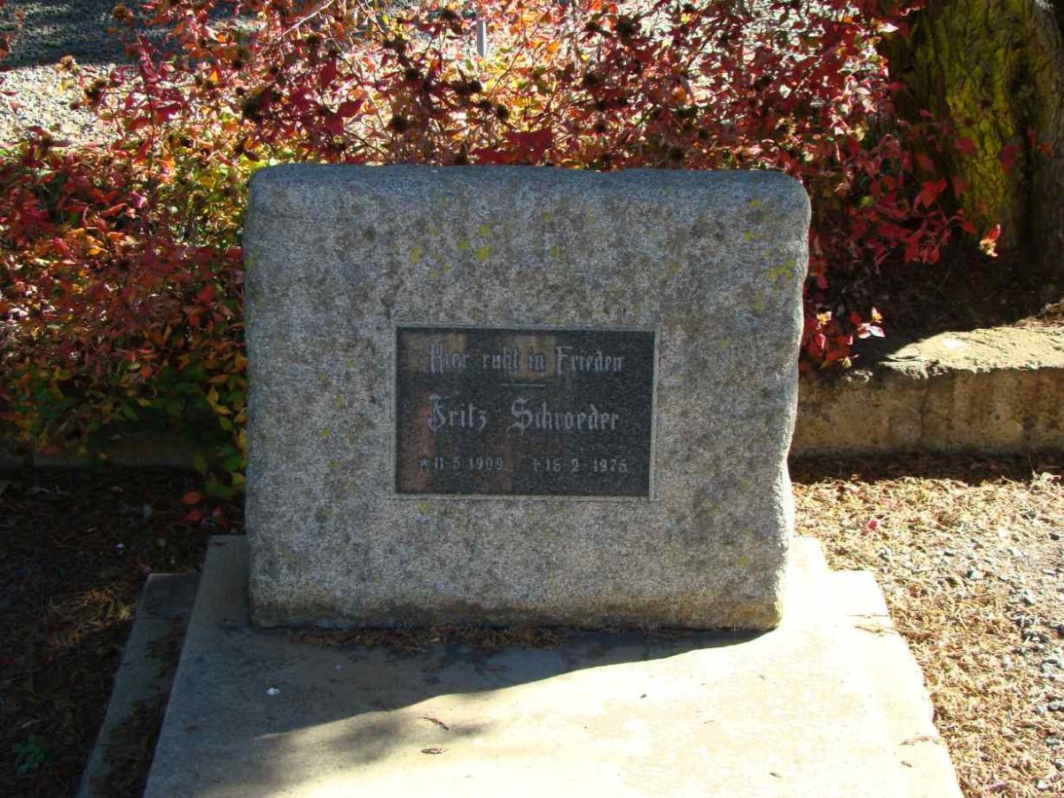 SCHROEDER Fritz 1909-1975