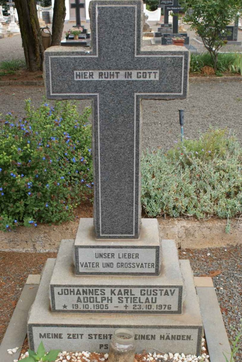 STIELAU Johannes Karl Gustav Adolph 1905-1976