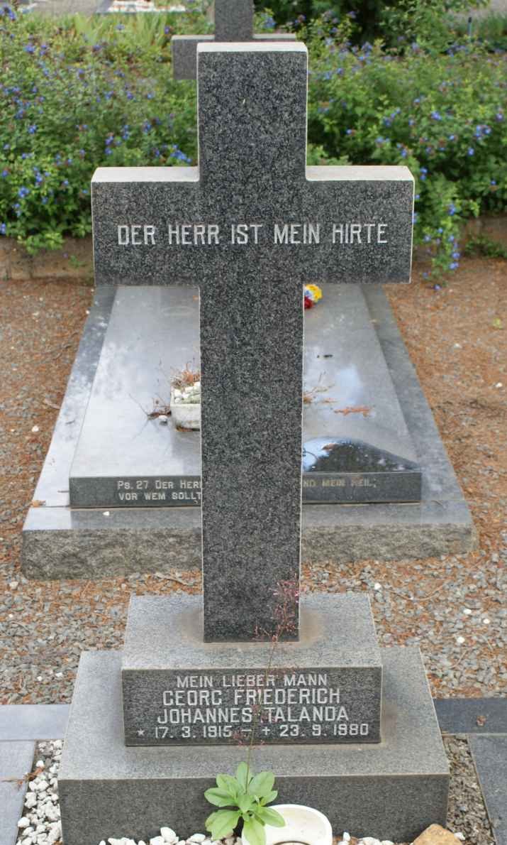 TALANDA Georg Friederich Johannes 1915-1980