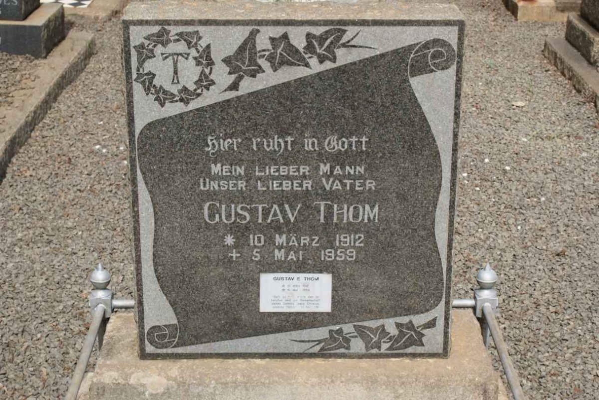 THOM Gustav E. 1912-1959
