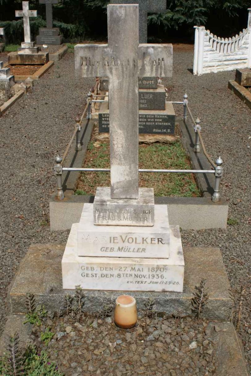 VOLKER Marie nee MÜLLER 1870-1936