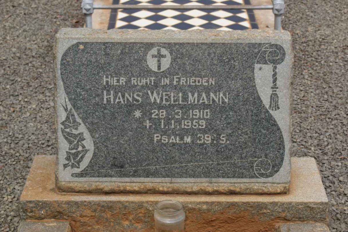 WELLMANN Hans 1910-1959