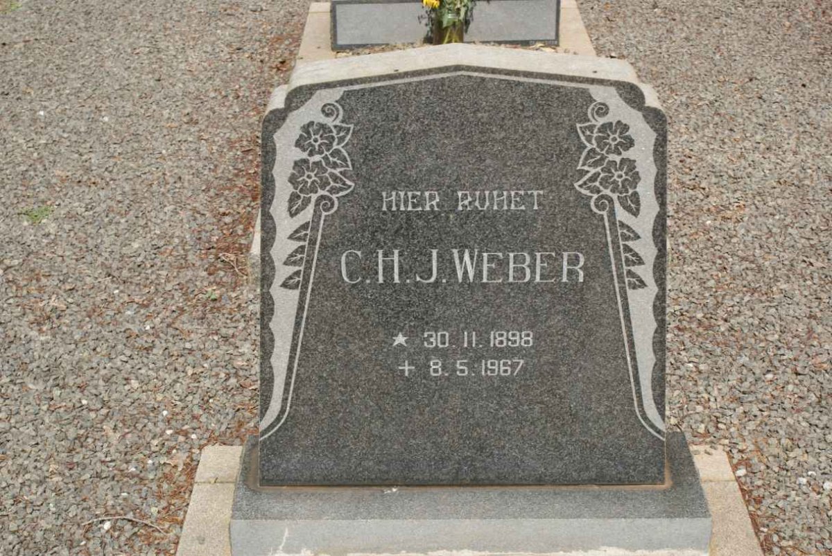 WEBER C.H.J. 1898-1967