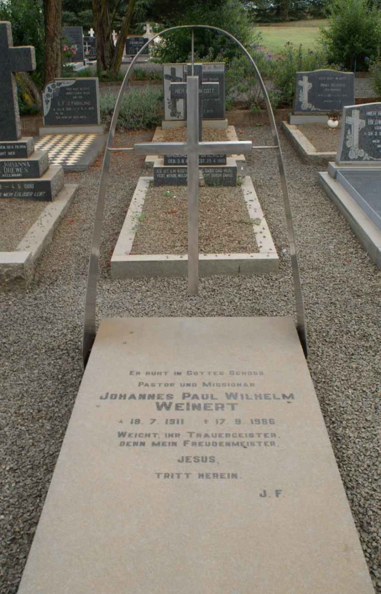 WEINERT Johannes Paul Wilhelm 1911-1986