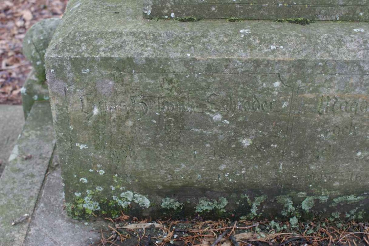 SCHRODER Hans H? ?-? &amp; Margaretha 188?-191?
