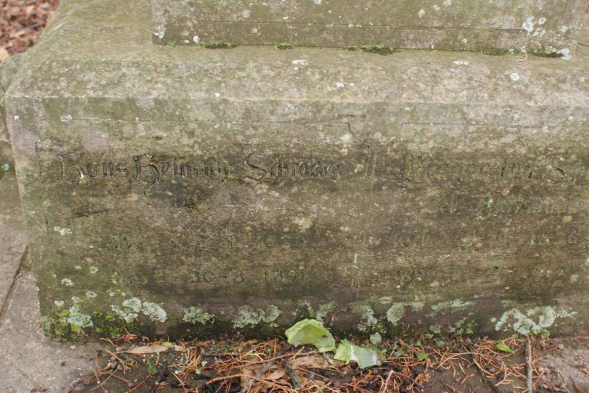 SCHRODER Hans Heinrich ?-? &amp; Margaretha 1886-191?