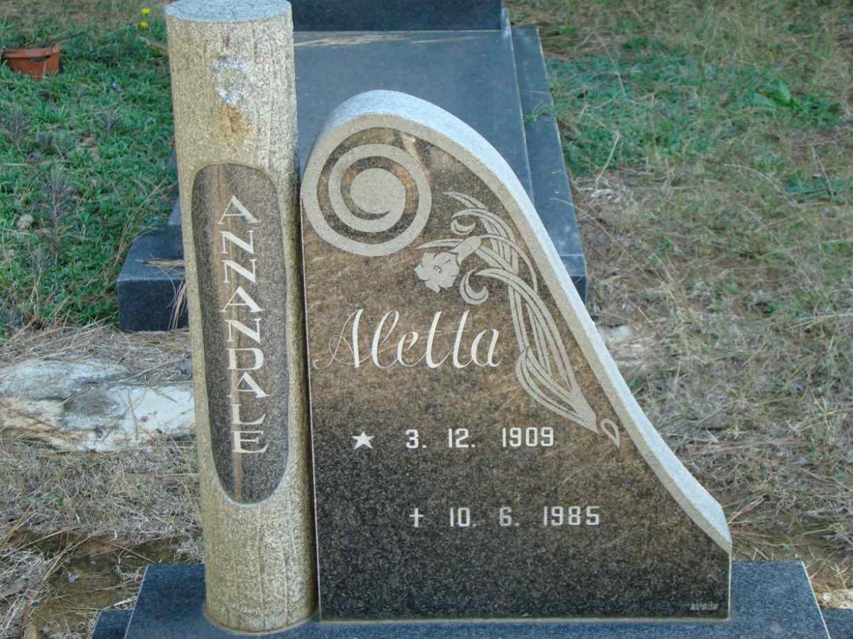 ANNANDALE Aletta 1909-1985