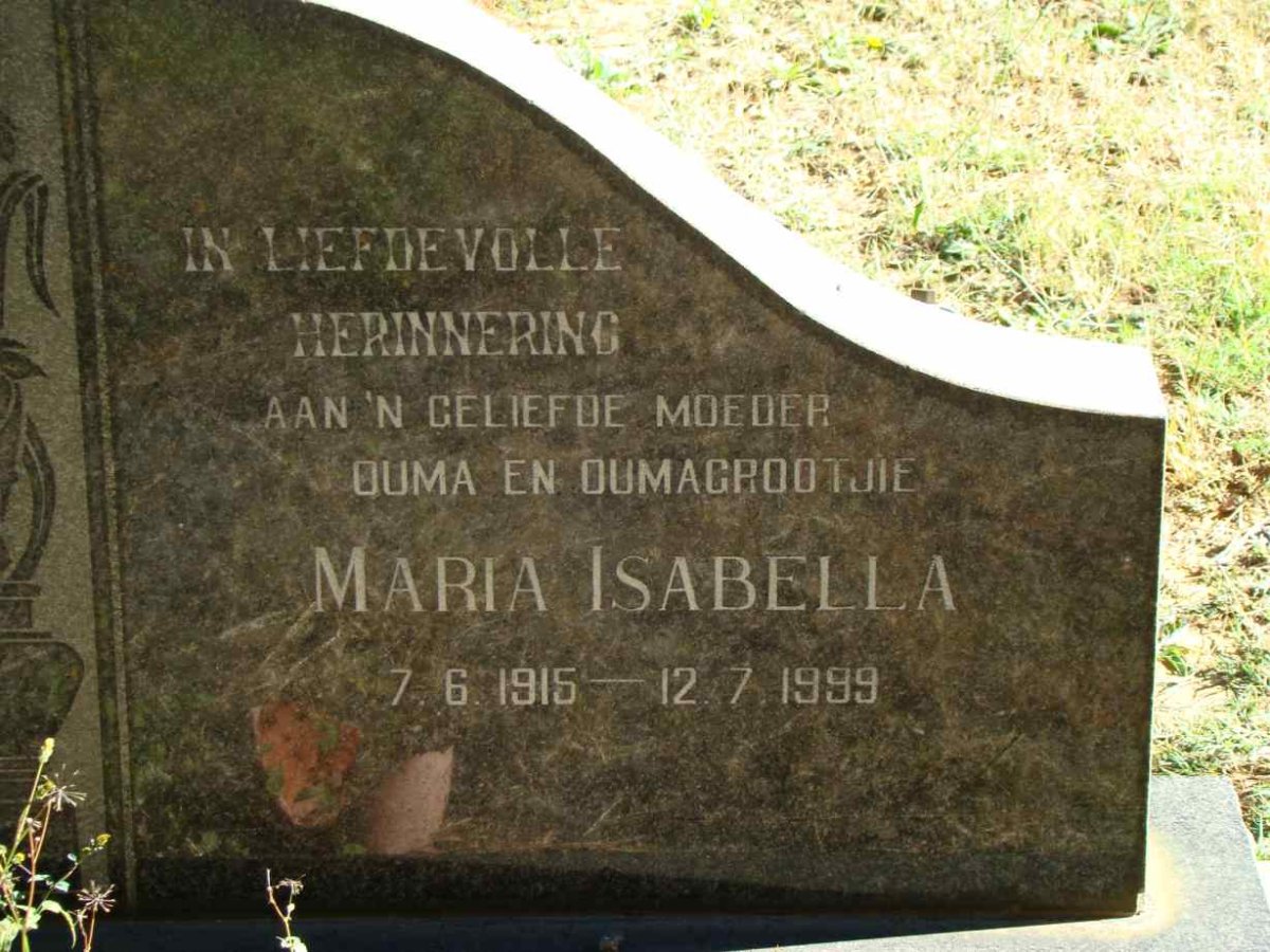 BESTER Maria Isabella 1915-1999