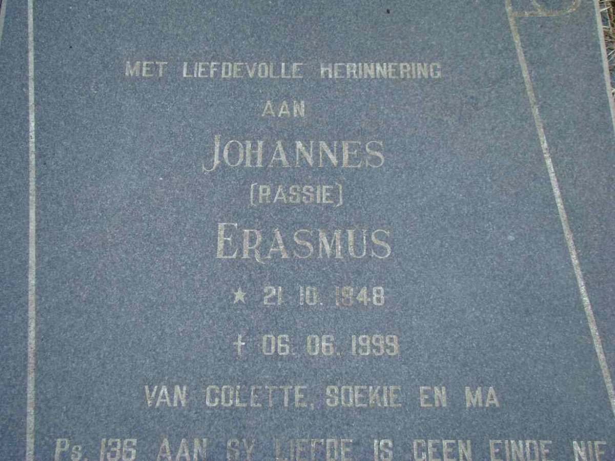 ERASMUS Johannes 1948-1999
