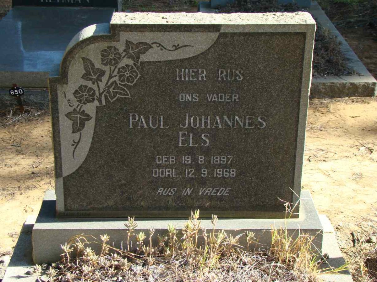 ELS Paul Johannes 1897-1968