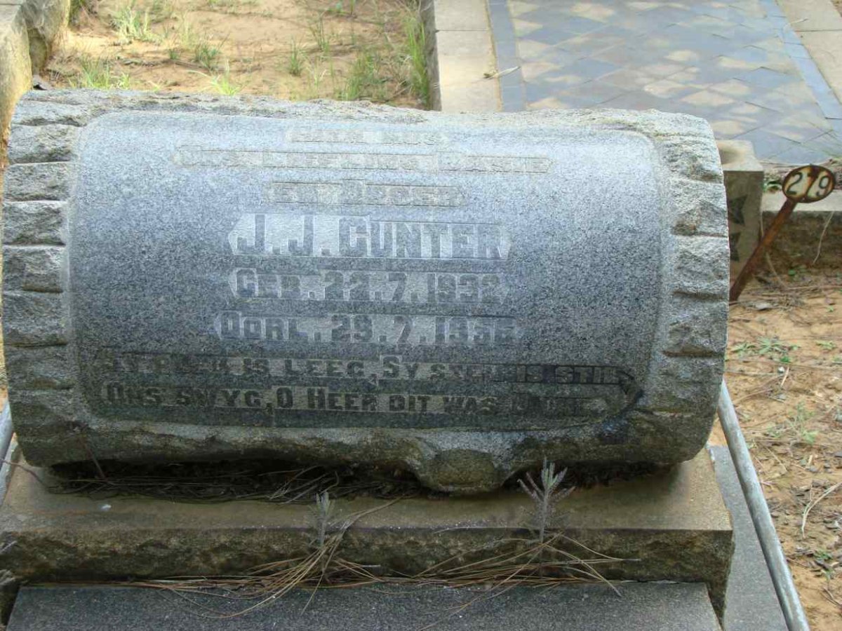 GUNTER J.J. 1932-1956