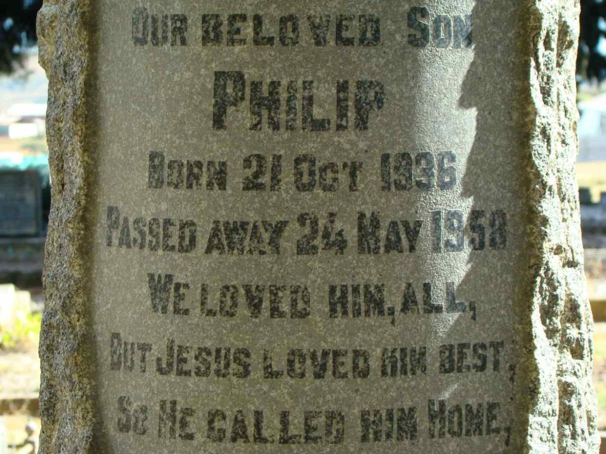 GENDALL Philip 1936-1958
