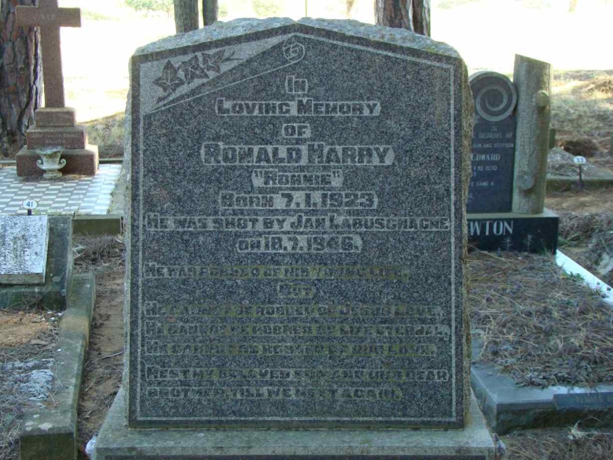 HARRY Ronald 1923-1946