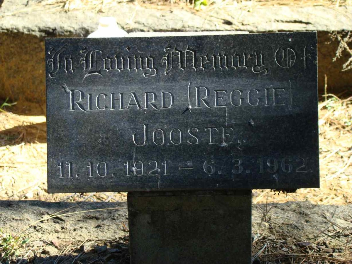 JOOSTE Richard 1921-1962