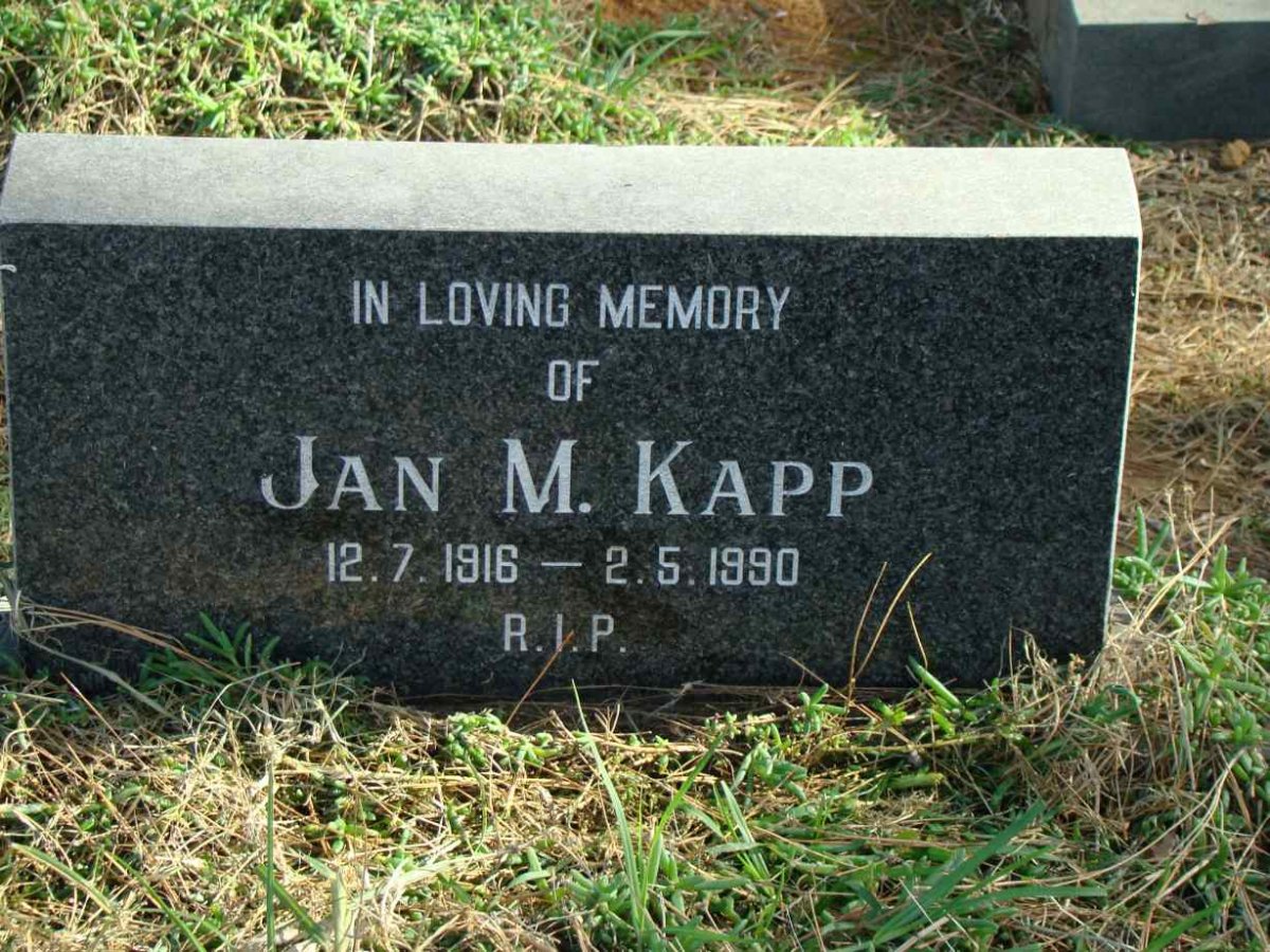 KAPP Jan M. 1916-1990
