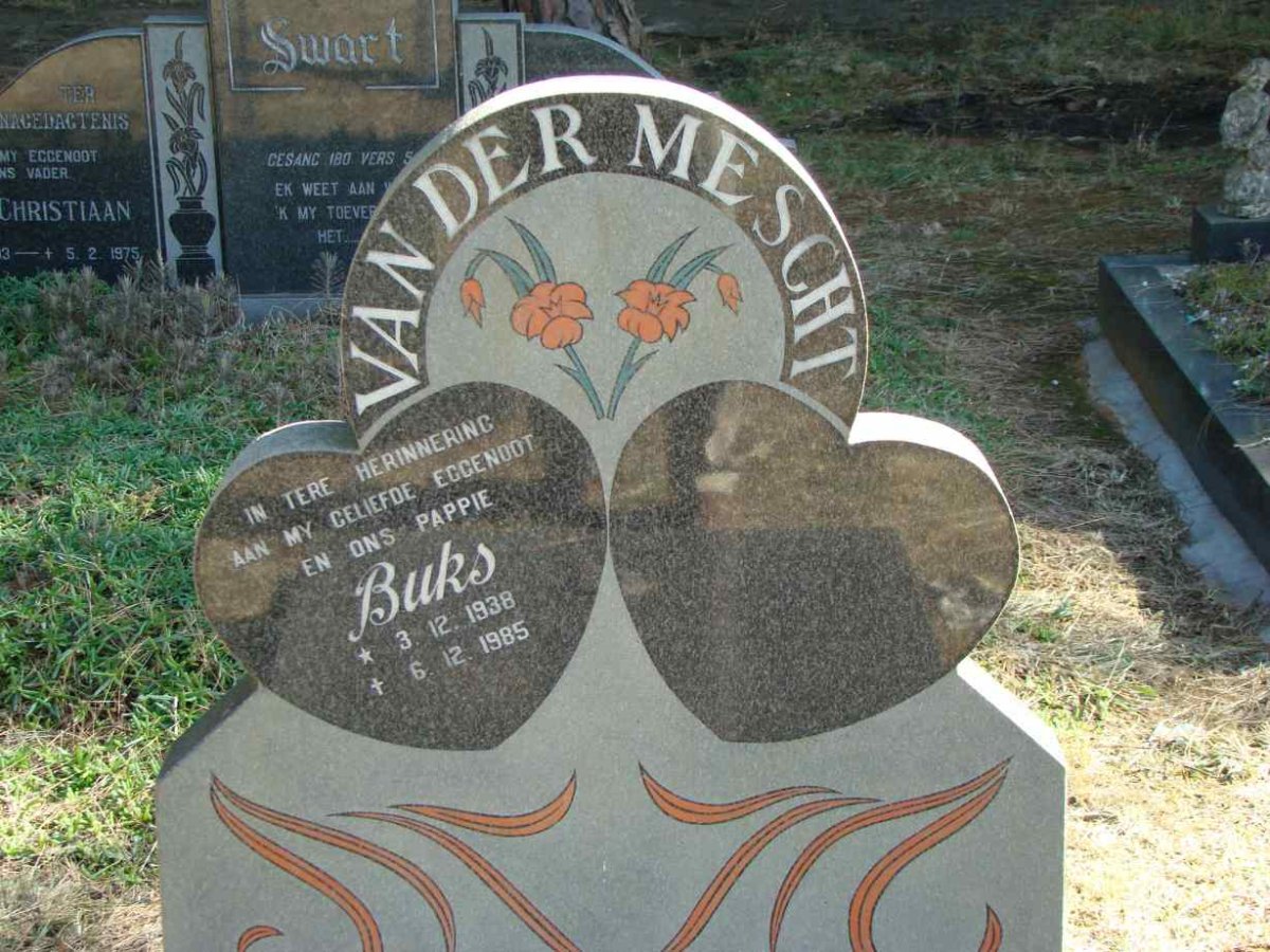 MESCHT Buks, van der 1938-1985