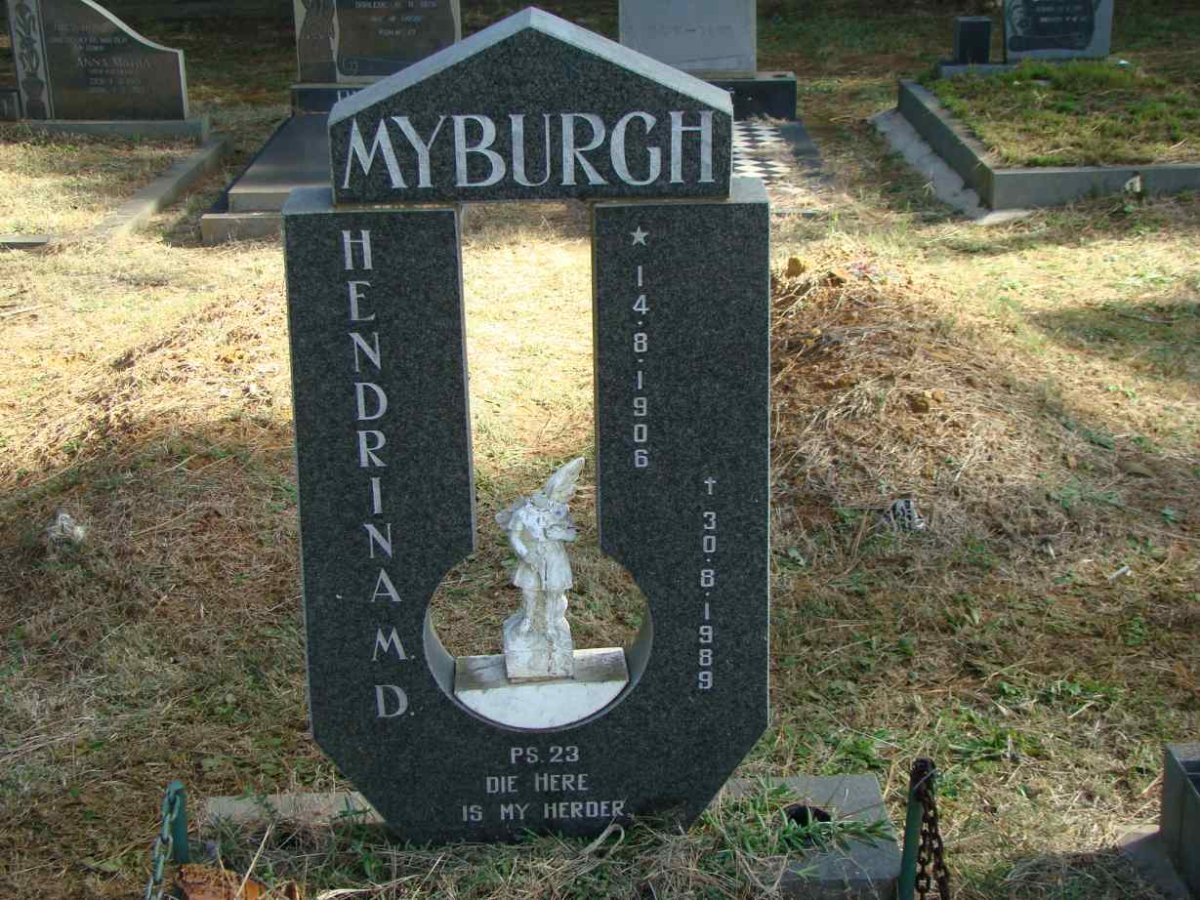 MYBURGH Hendrina M.D. 1906-1989