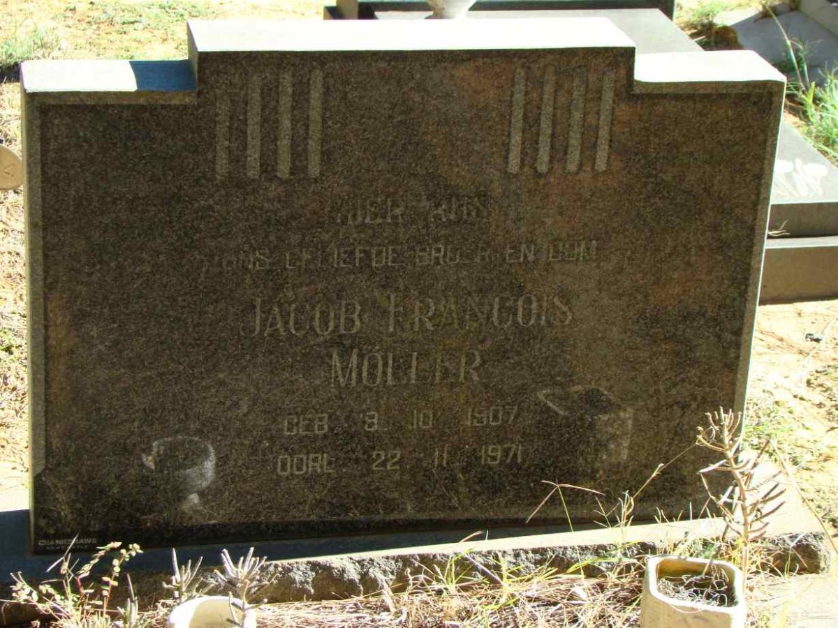 MOLLER Jacob Francois 1907-1971