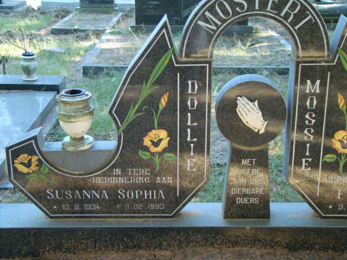 MOSTERT Susanna Sophia 1934-1993
