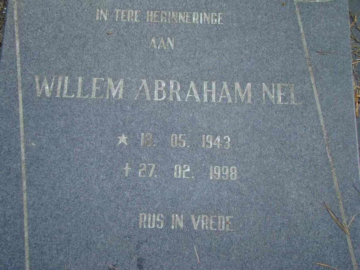 NEL Willem Abraham 1943-1998