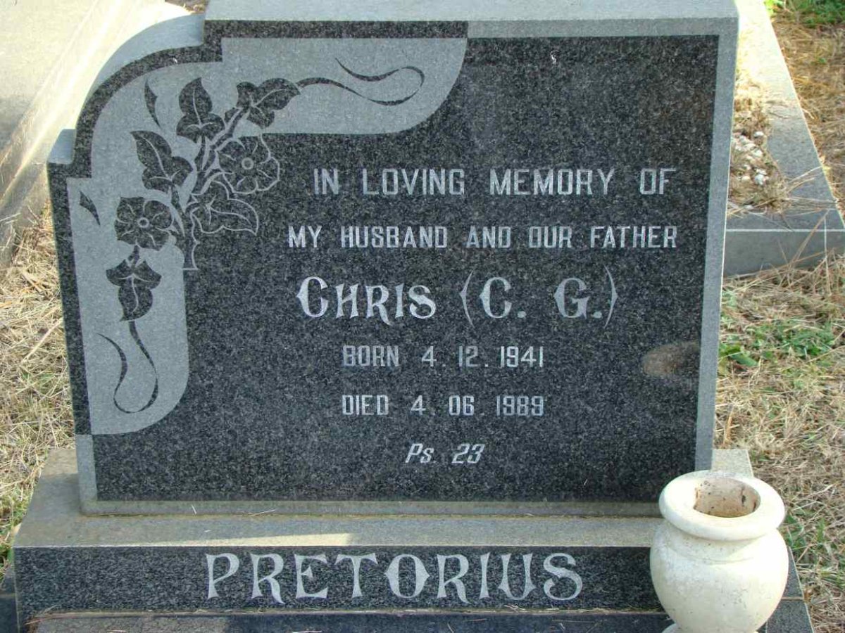PRETORIUS C.G. 1941-1989