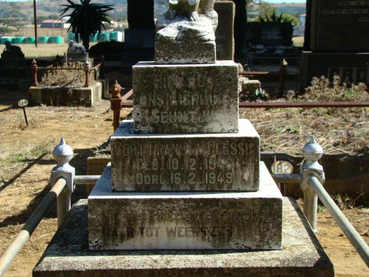 PLESSIS Gert Frans, du 1946-1949
