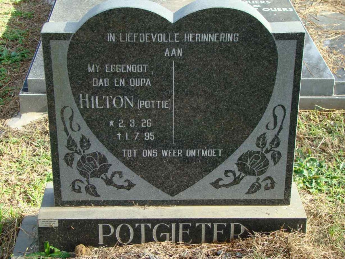 POTGIETER Hilton 1926-1995